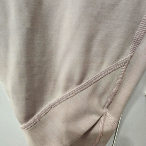 Nike Hi-Rise-Dri-Fit Cross Waist Ankle pink Leggings Size L Woman's - Picture 2 of 14